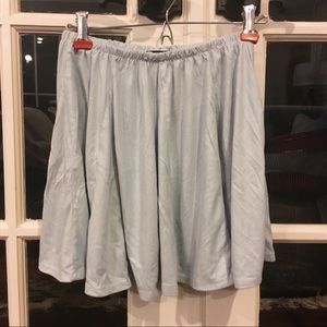 Brandy Melville Light Blue Suede Skirt
